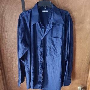 Armando Blue Button-Up Shirt